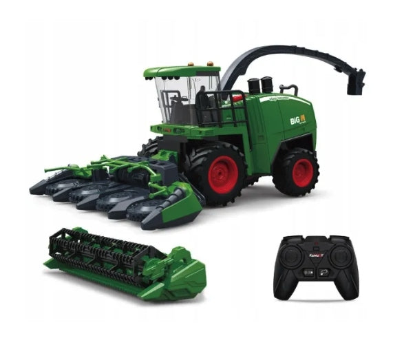 COMBINE HARVESTER REMOTE CONTROLLED 2IN1 SOUND LIGHT SMOKE PILOT RC