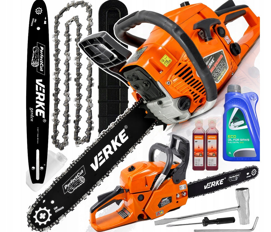 COMBUSTION SAW CHAINSAW FOR WOOD STRONG FOR GARDEN FOREST 4,35KM