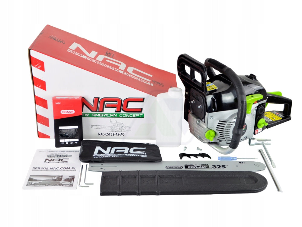 COMBUSTION SAW NAC POWER 3 KM GUIDE AND CHAIN OREGON 45 CM STRONG Manufacturer code 40003