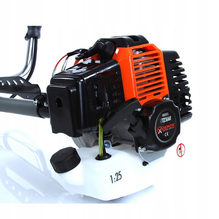 COMBUSTION SCYTHE 5.2KM DEMON RQ580 TRIMMER MOWER BRUSH CUTTER SET XXL Tool weight 8 kg