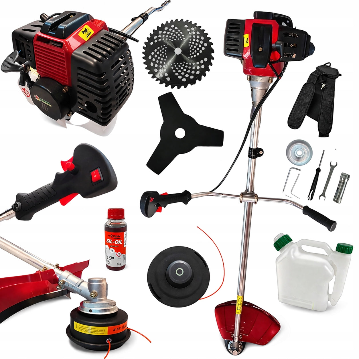 COMBUSTION SCYTHE COMBUSTION TRIMMER XXL SET 6,1 KM + oil