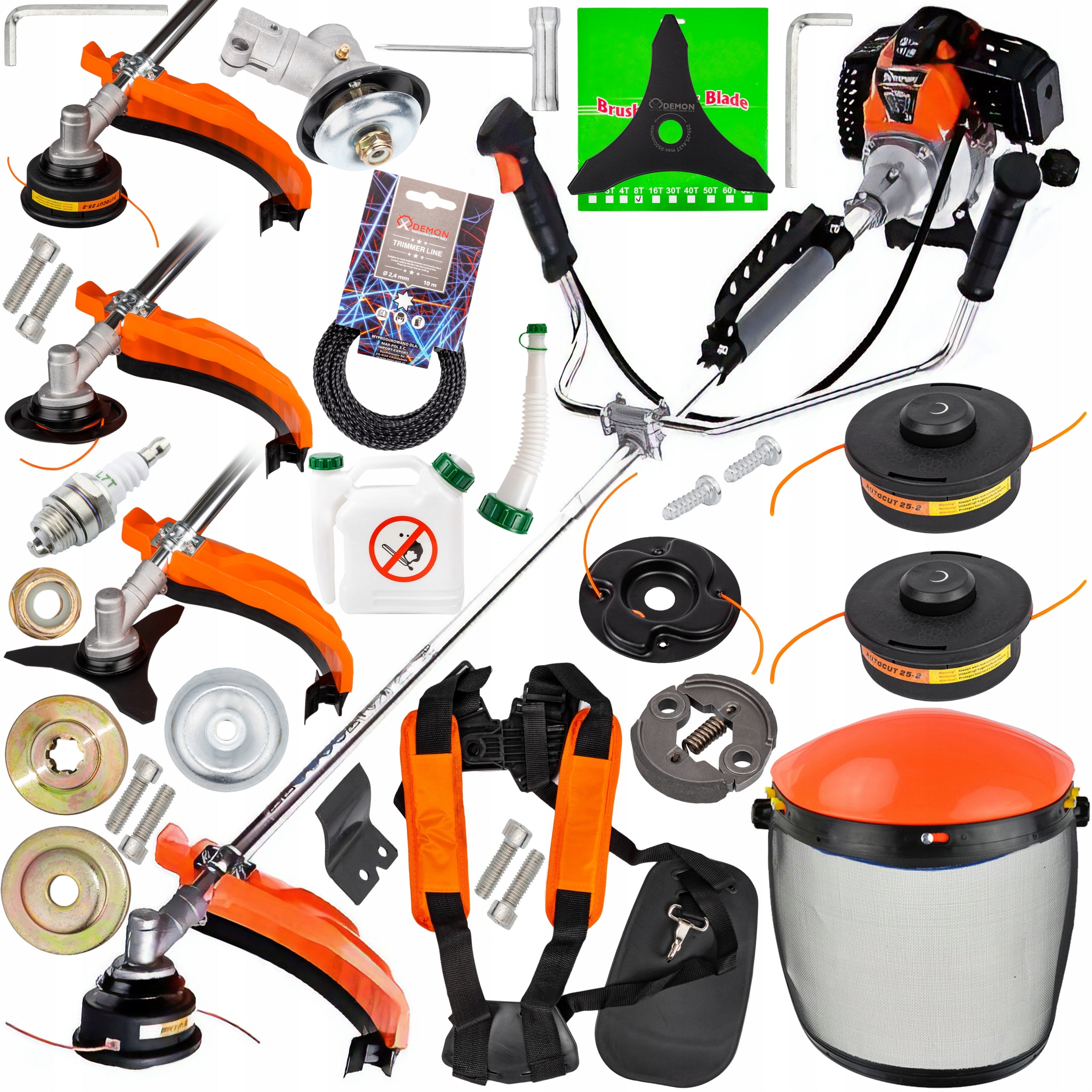 COMBUSTION SCYTHE FOR GRASS BRUSH CUTTER DEMON RQ580 TRIMMER O