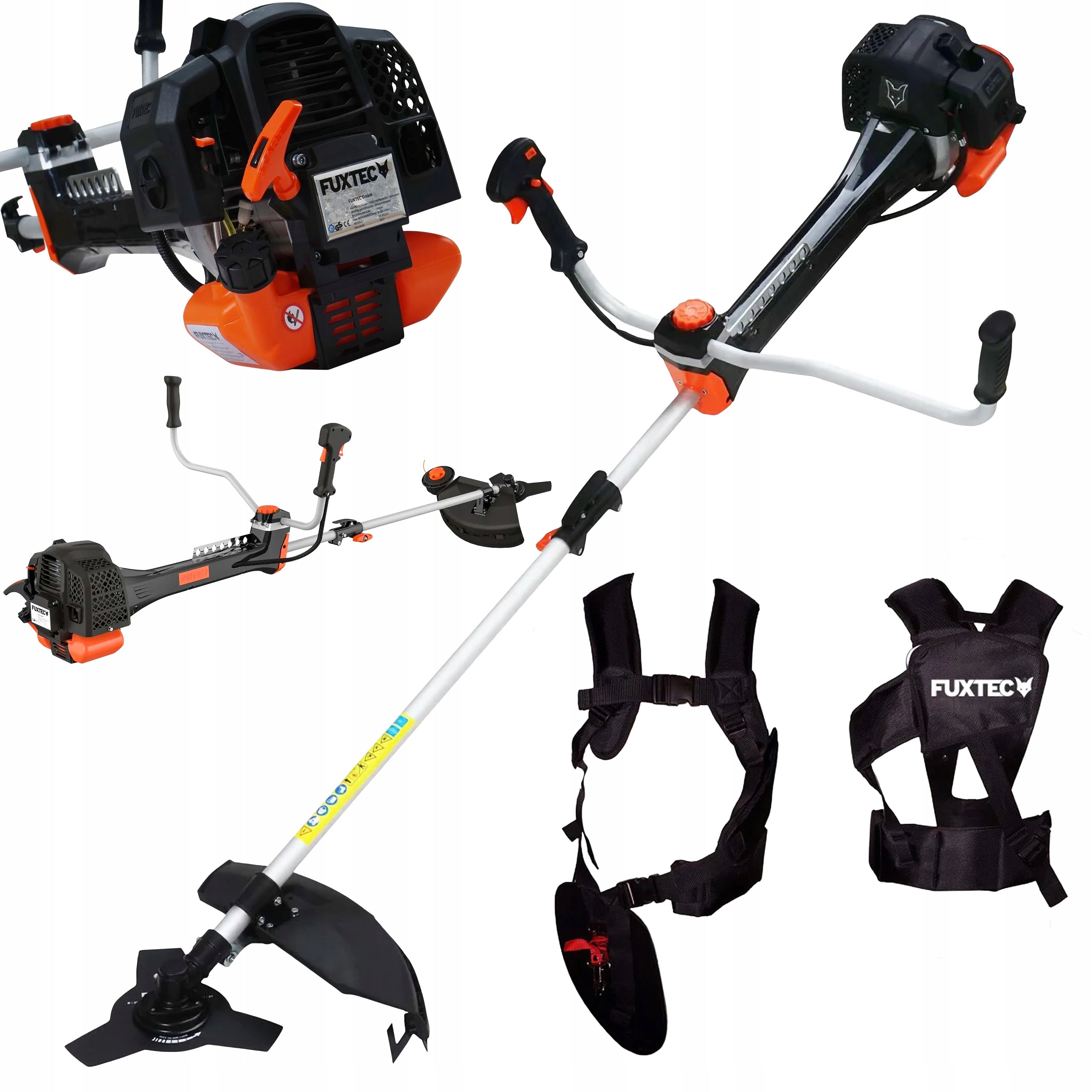 COMBUSTION SCYTHE FUXTEC 5IN1 3KM TRIMMER CUTTER SAW SHEARS SET
