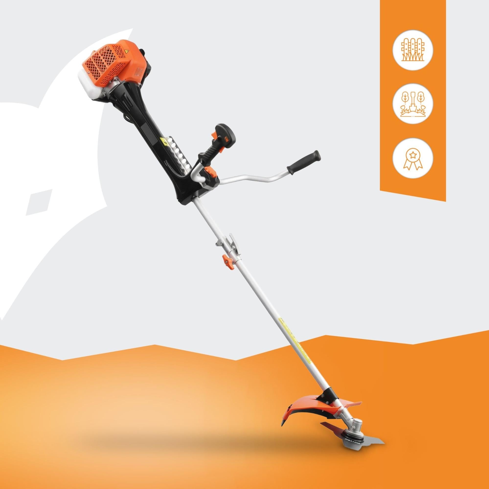 COMBUSTION SCYTHE FUXTEC 62CM³ 3,5KM TRIMMER MOWER POWERFUL + Engine power 2600 W