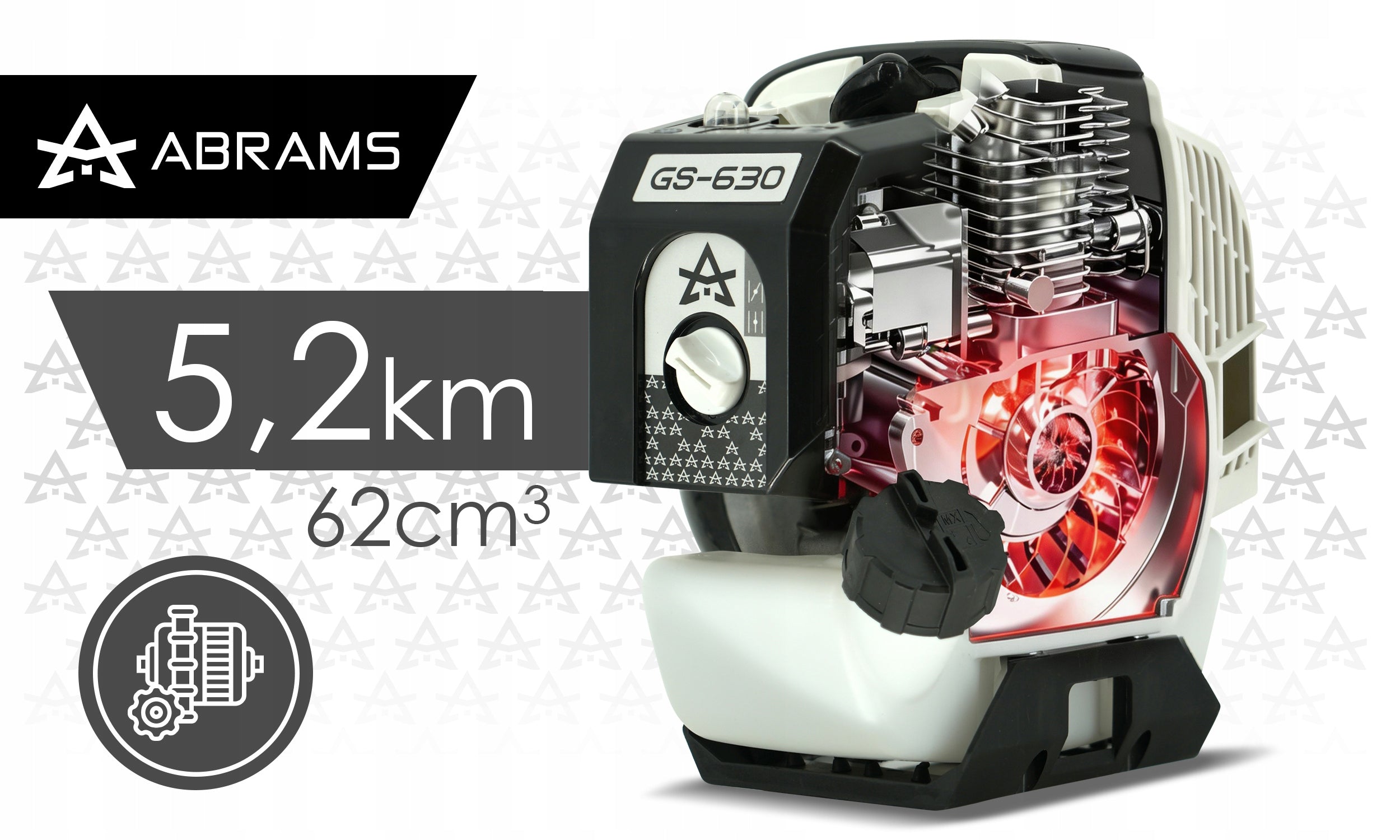 COMBUSTION SCYTHE TRIMMER ENGINE 5,2 KM POWERFUL GRASS BRUSH CUTTER SET Tool weight 9.5 kg