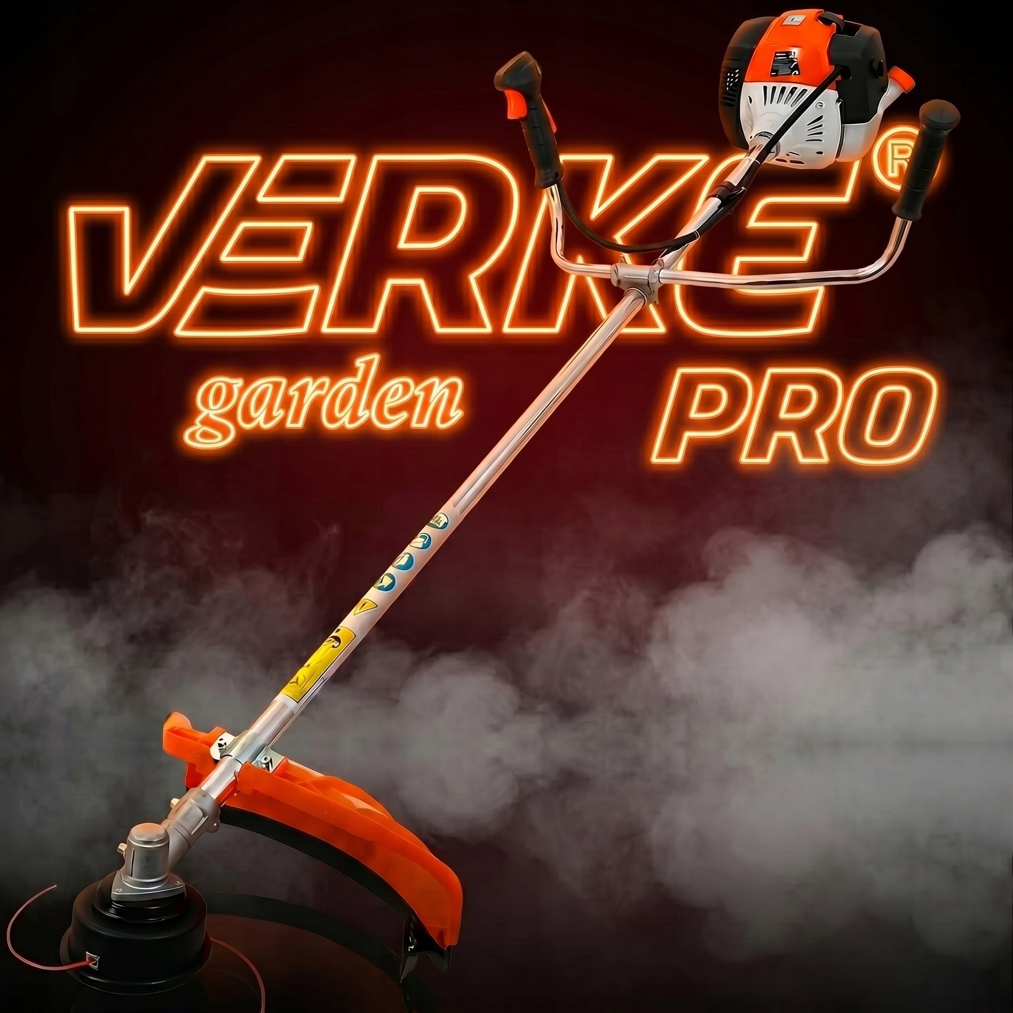 COMBUSTION SCYTHE VERKE PRO BC520 TRIMMER BRUSH CUTTER +OILS SHIELD TRIDENT Packaging status original