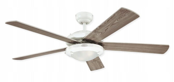 Westinghouse-Lampe - Fächer Comet Bialy 