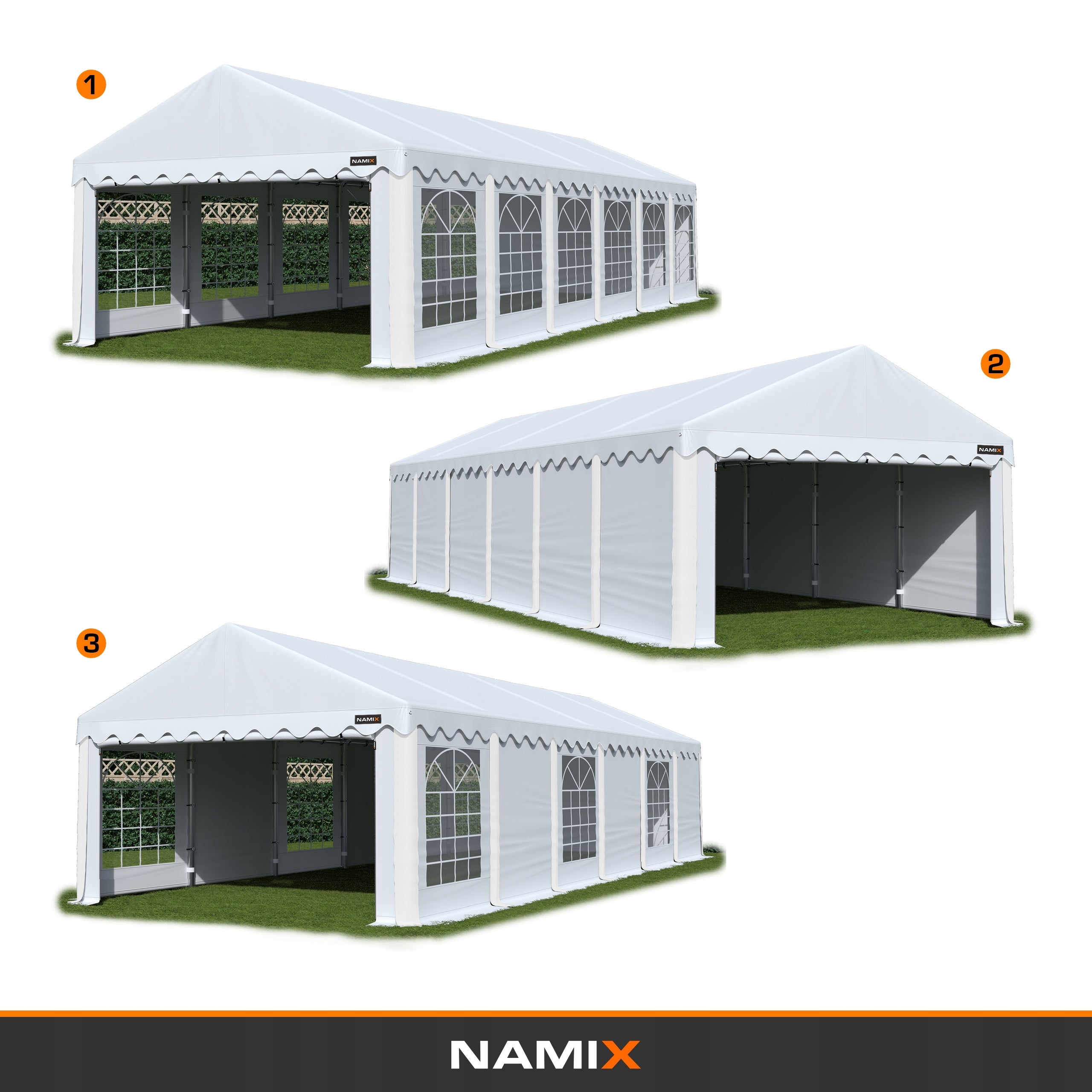 COMFORT Tent 5x12 Garden Party VARIOUS COLOR Manufacturer NAMIX
