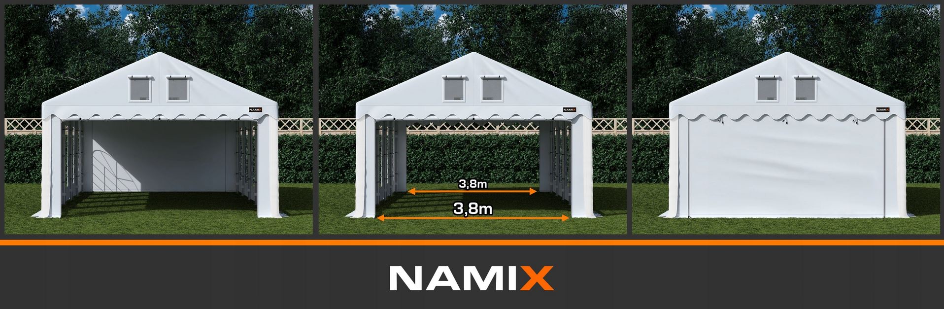 COMFORT Tent 5x6 Party Garden VARIOUS COLORS Packaging status original