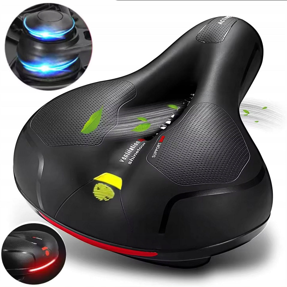 COMFORTABLE BICYCLE SADDLE SPORTS SOFT WIDE EXTRA VENTILATION COLORS