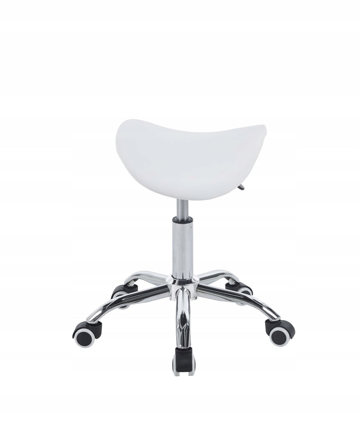 COMFORTABLE COSMETIC STOOL ON WHEELS FUNCTIONAL CLARA TB2-FX WHITE Packaging status original