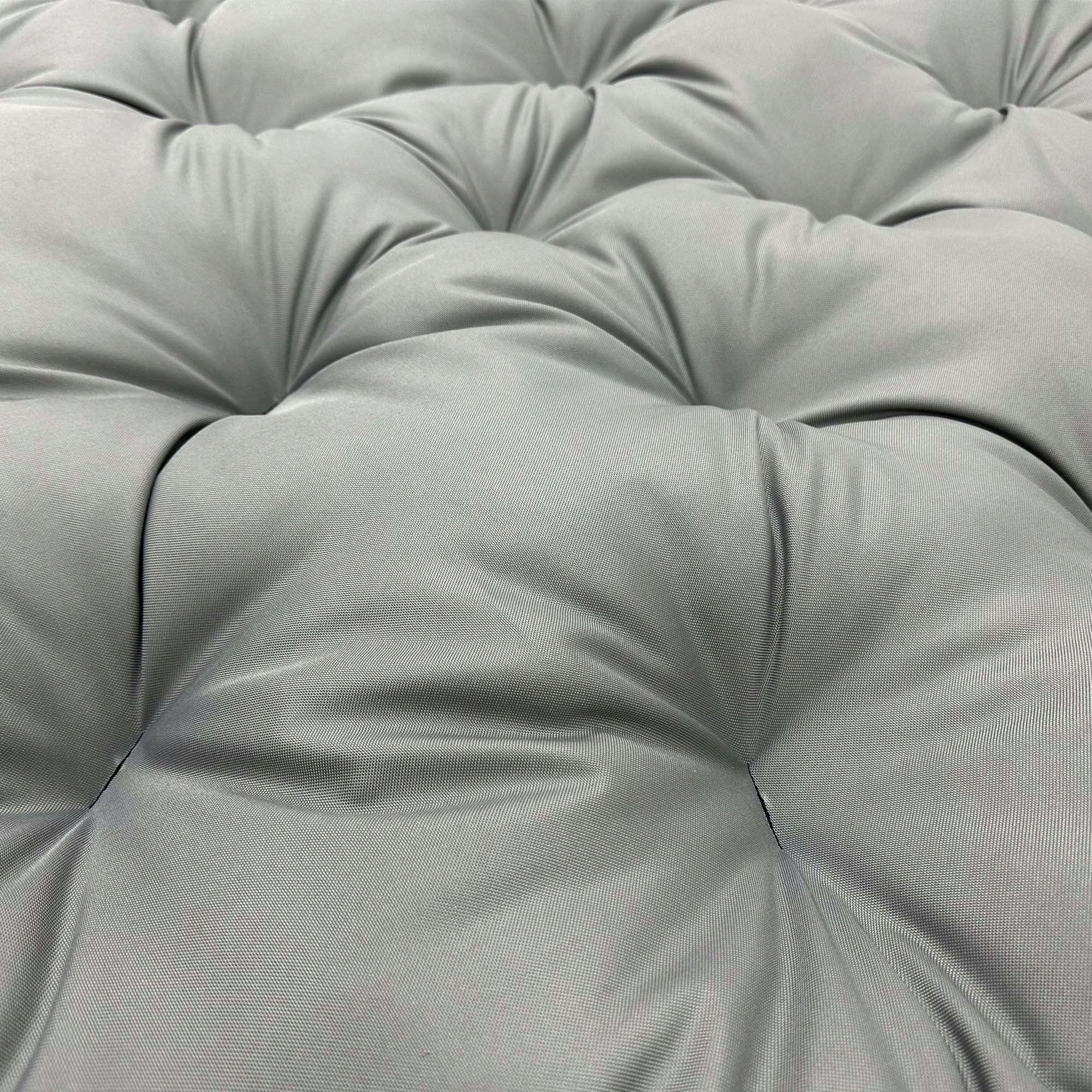 COMFORTABLE GARDEN CUSHION FOR SWING STORK NEST WATERPROOF GREY Cushion thickness 15 cm