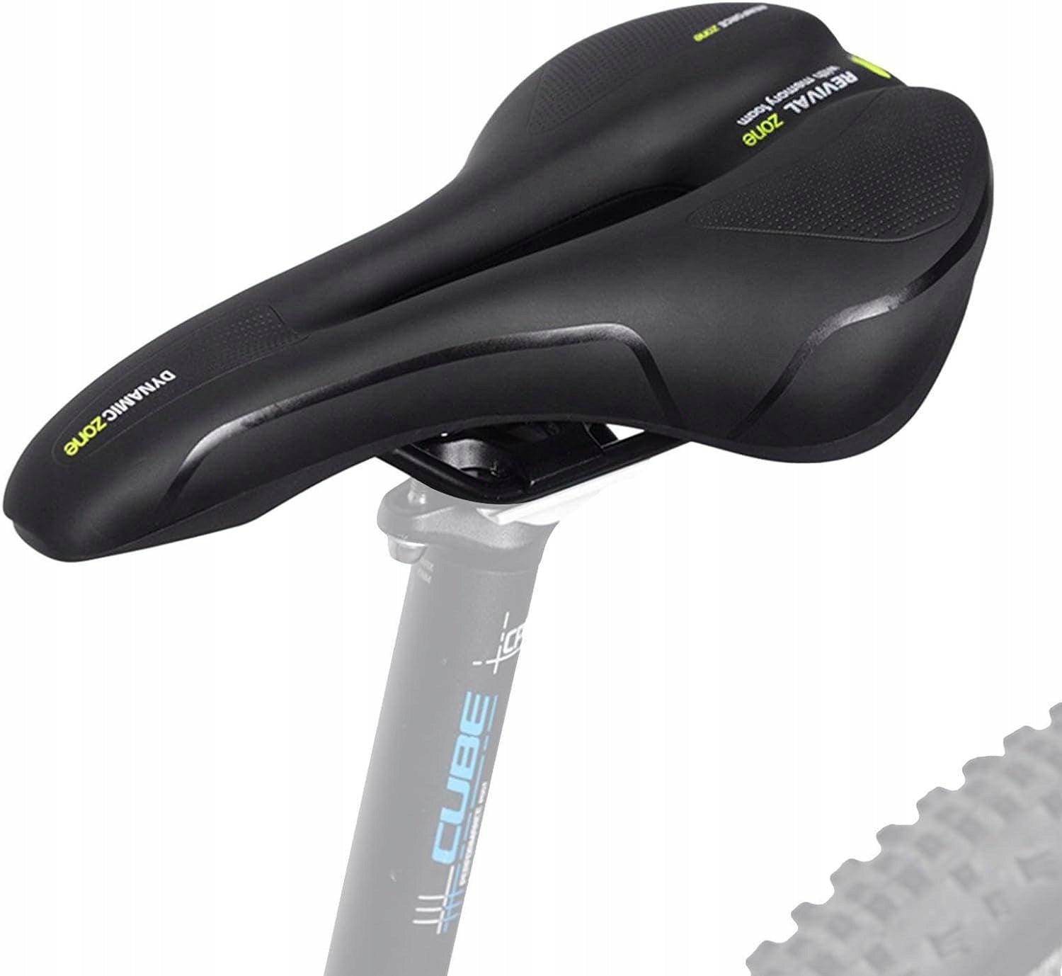 COMFORTABLE GEL BICYCLE SADDLE WITH FOAM Kind trekking, touring bike saddle