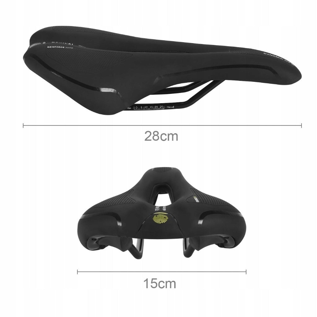 COMFORTABLE GEL BICYCLE SADDLE WITH FOAM Width 15 mm