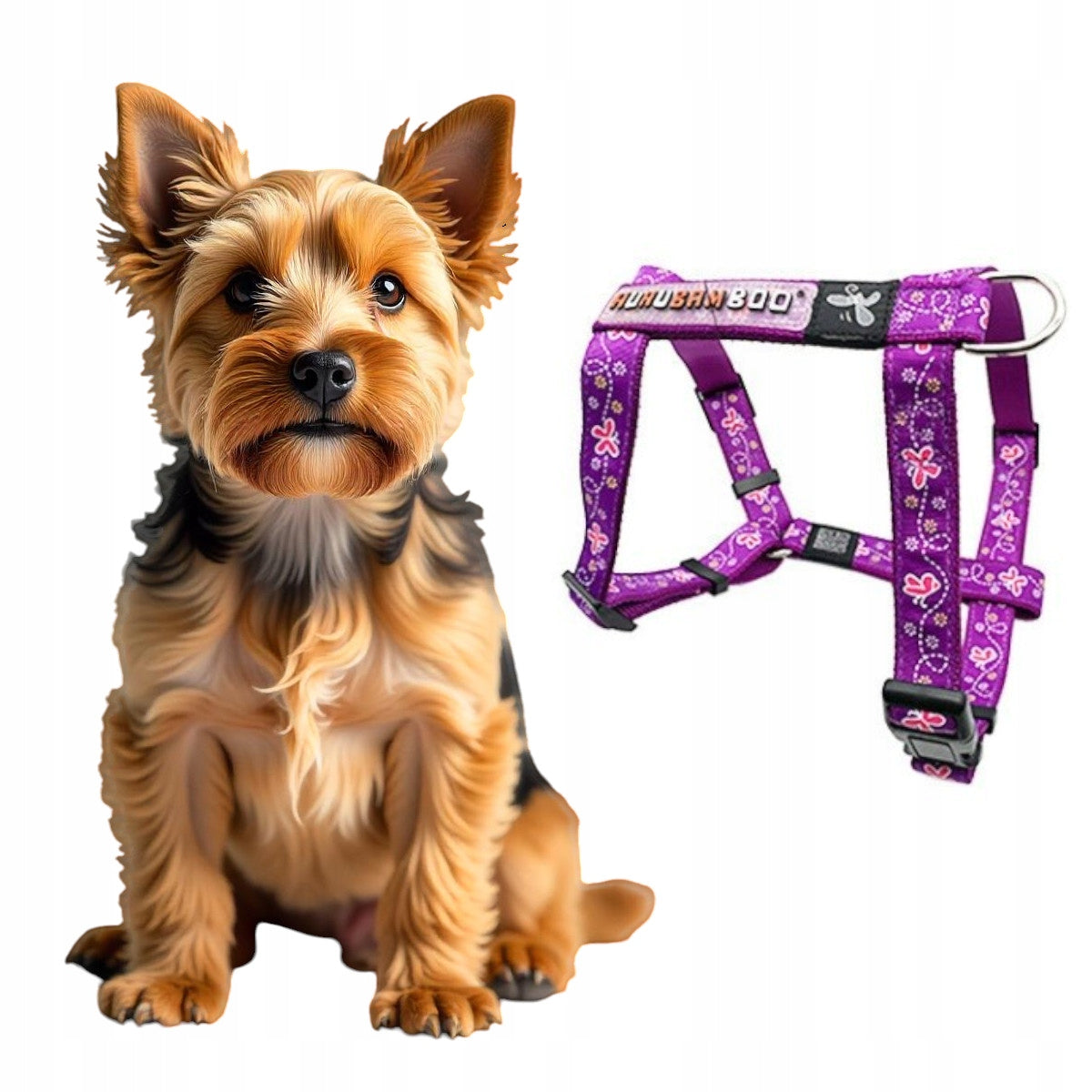COMFORTABLE PRESSURE-FREE PURPLE DOG GUARD BRACES ADJUSTABLE SIZE S