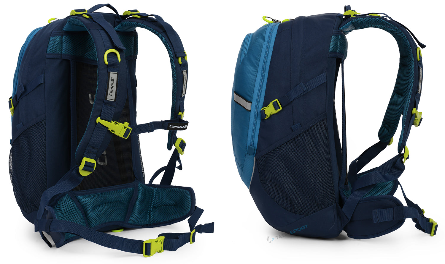 COMFORTABLE ROOMY SCHOOL BACKPACK CAMPUS HORTON | CAPACITY 30L | BLUE Brand Campus