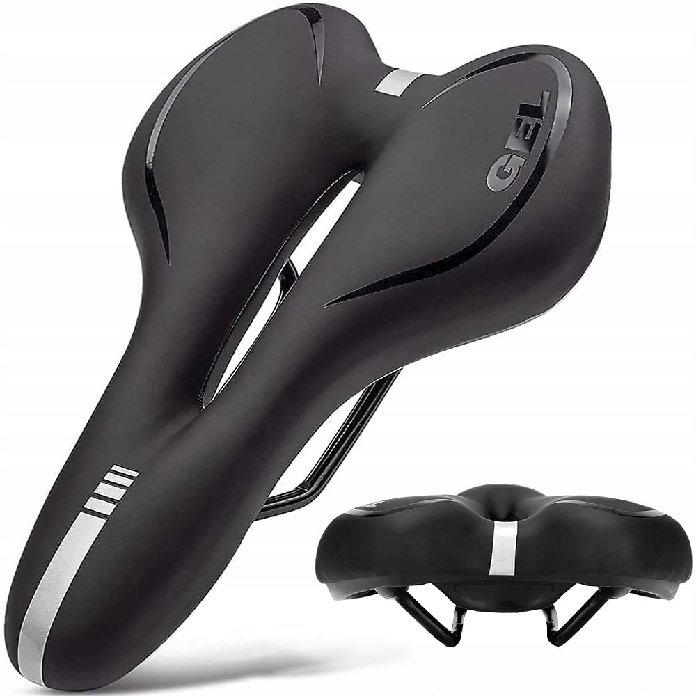 COMFORTABLE SADDLE GEL BICYCLE SADDLE KOANNI Color black