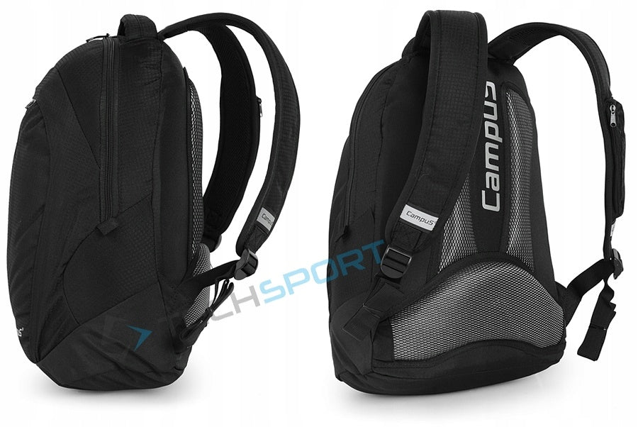 COMFORTABLE SCHOOL BACKPACK CAMPUS KOOL 20L BLACK Manufacturer code BLRE00 plecak trekkingowy