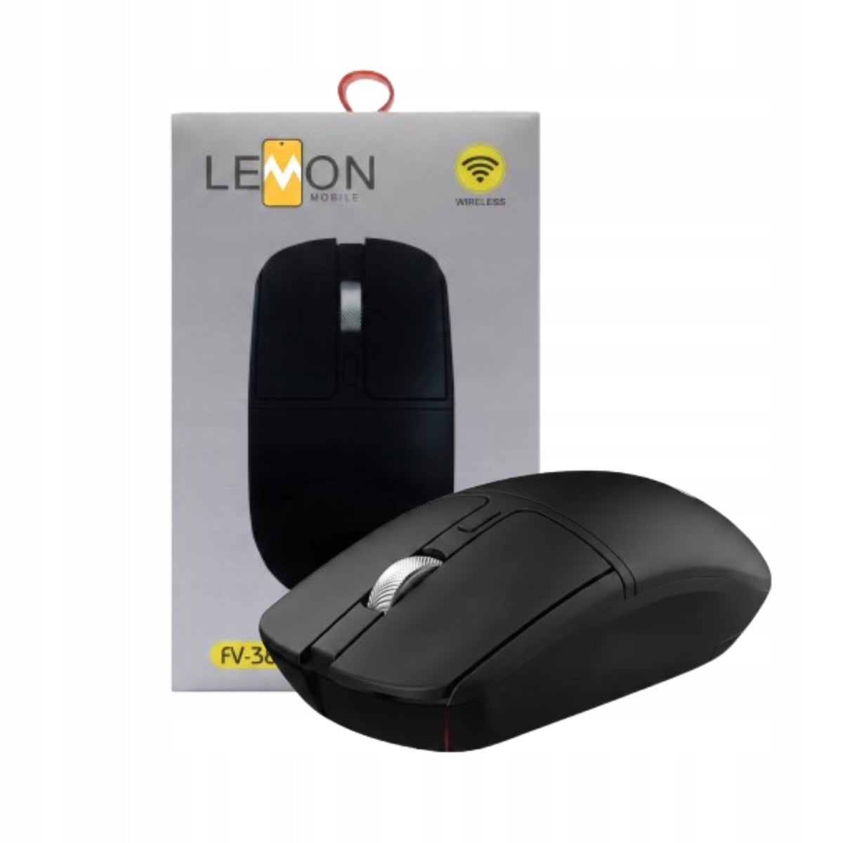 COMFORTABLE WIRELESS MATTE COMPUTER MOUSE IN BLACK