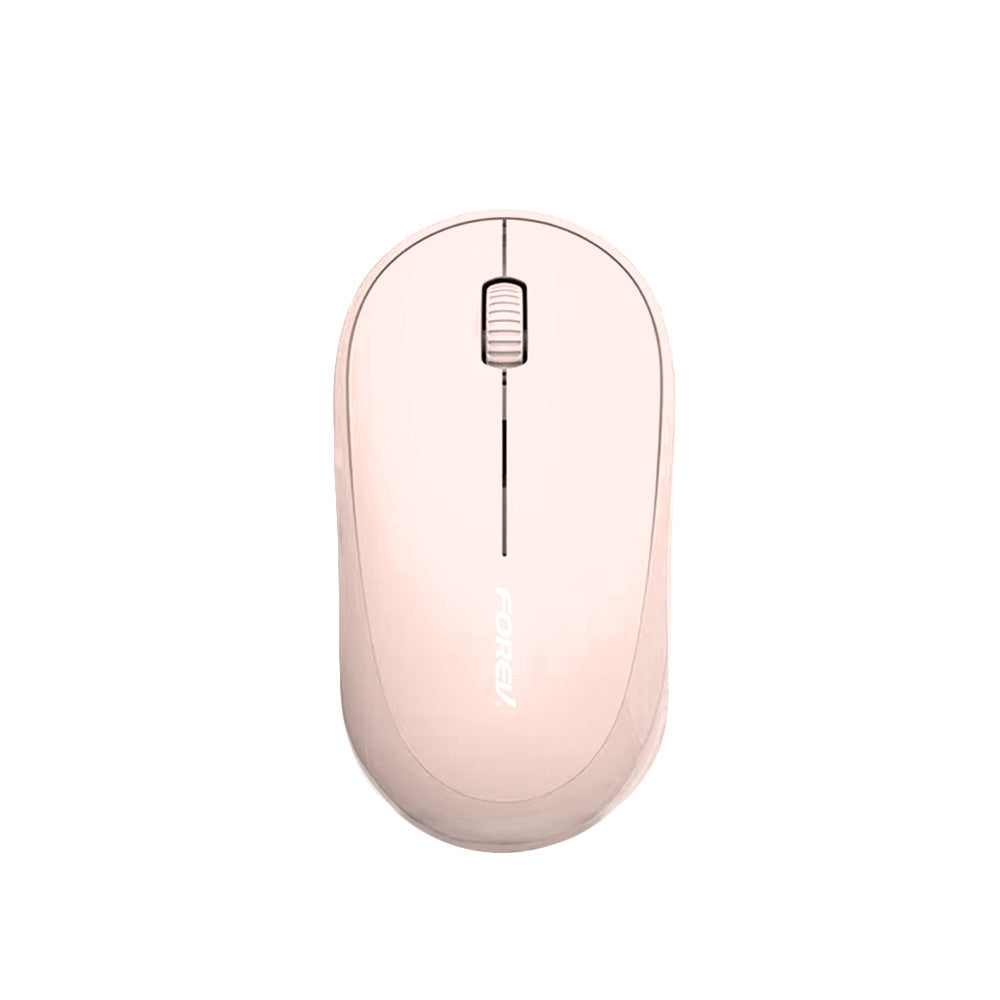COMFORTABLE WIRELESS MOUSE POWDER PINK IDEAL FOR DESK AND ON THE GO Manufacturer Lemon Mobile