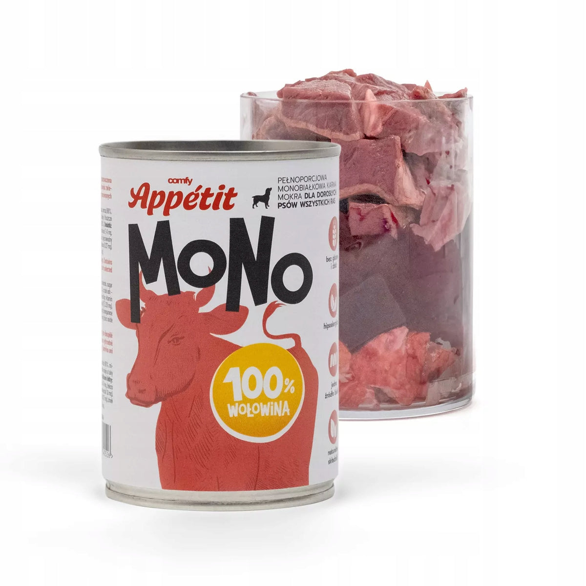 COMFY APPETIT - Beef 400g - WET MONOPROTEIN FOOD FOR DOGS Manufacturer code 5905546340526