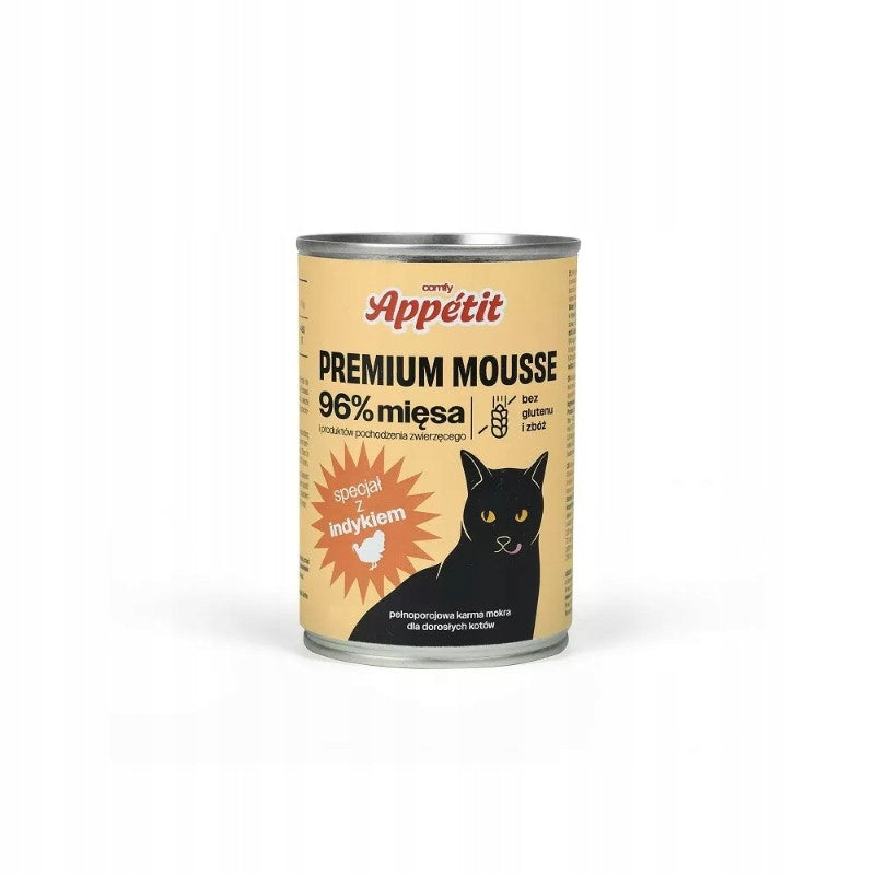 COMFY APPETIT PREMIUM TURKEY 400G wet cat food