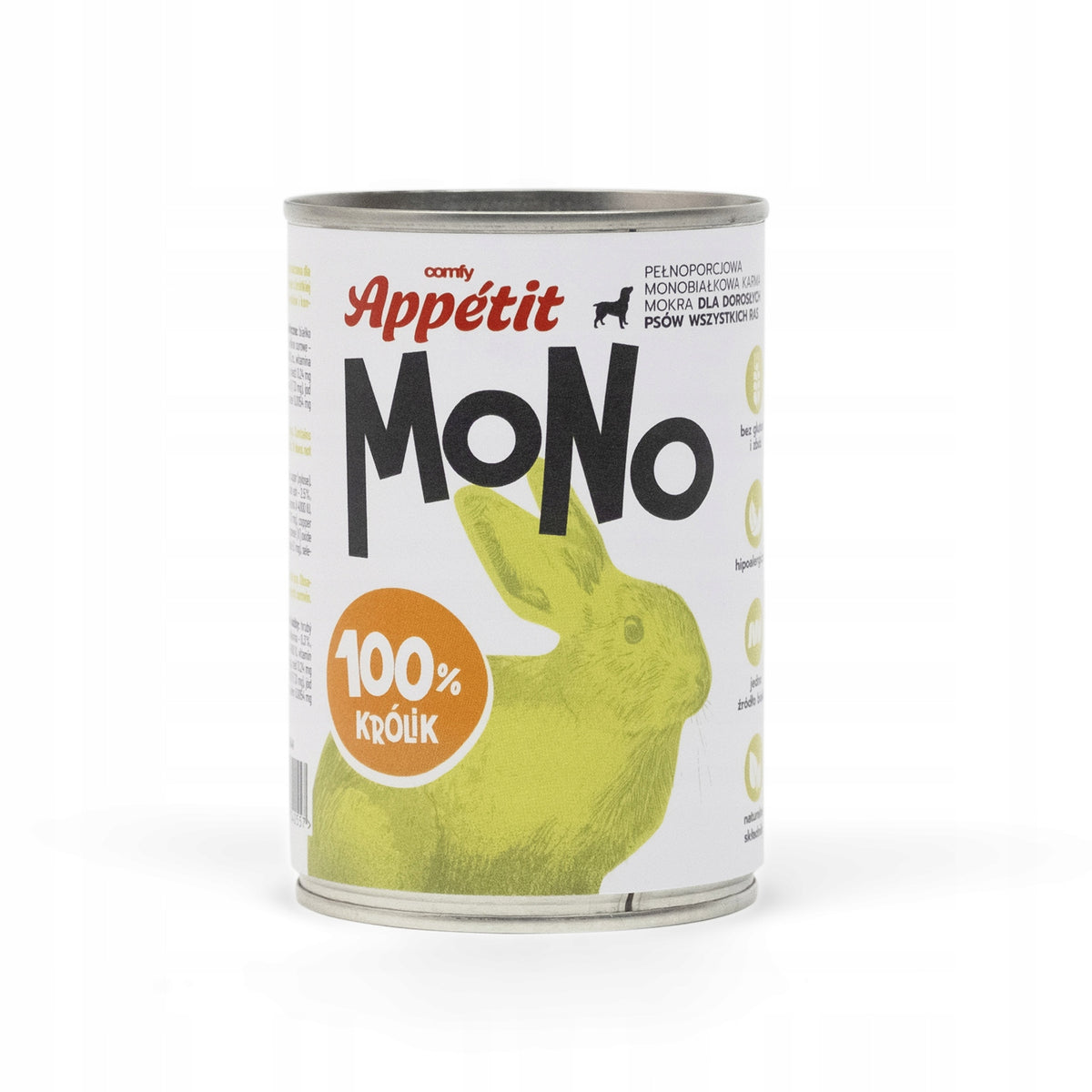 COMFY APPETIT - Rabbit 400g - WET MONOPROTEIN FOOD FOR DOGS
