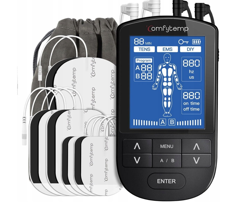 COMFYTEMP K6105 – Portable Transcutaneous Therapy Device TENS/EMS Packaging status original