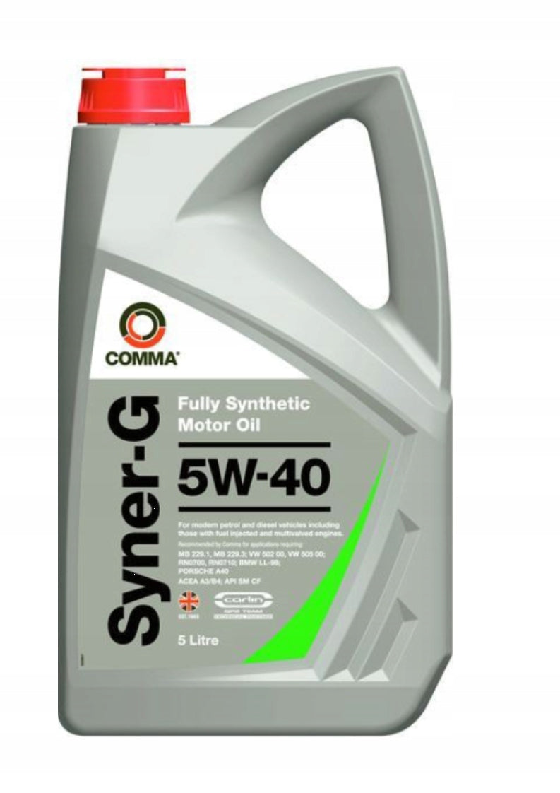 COMMA SYNER-G 5W-40 5L ENGINE OIL Packaging volume 5 l