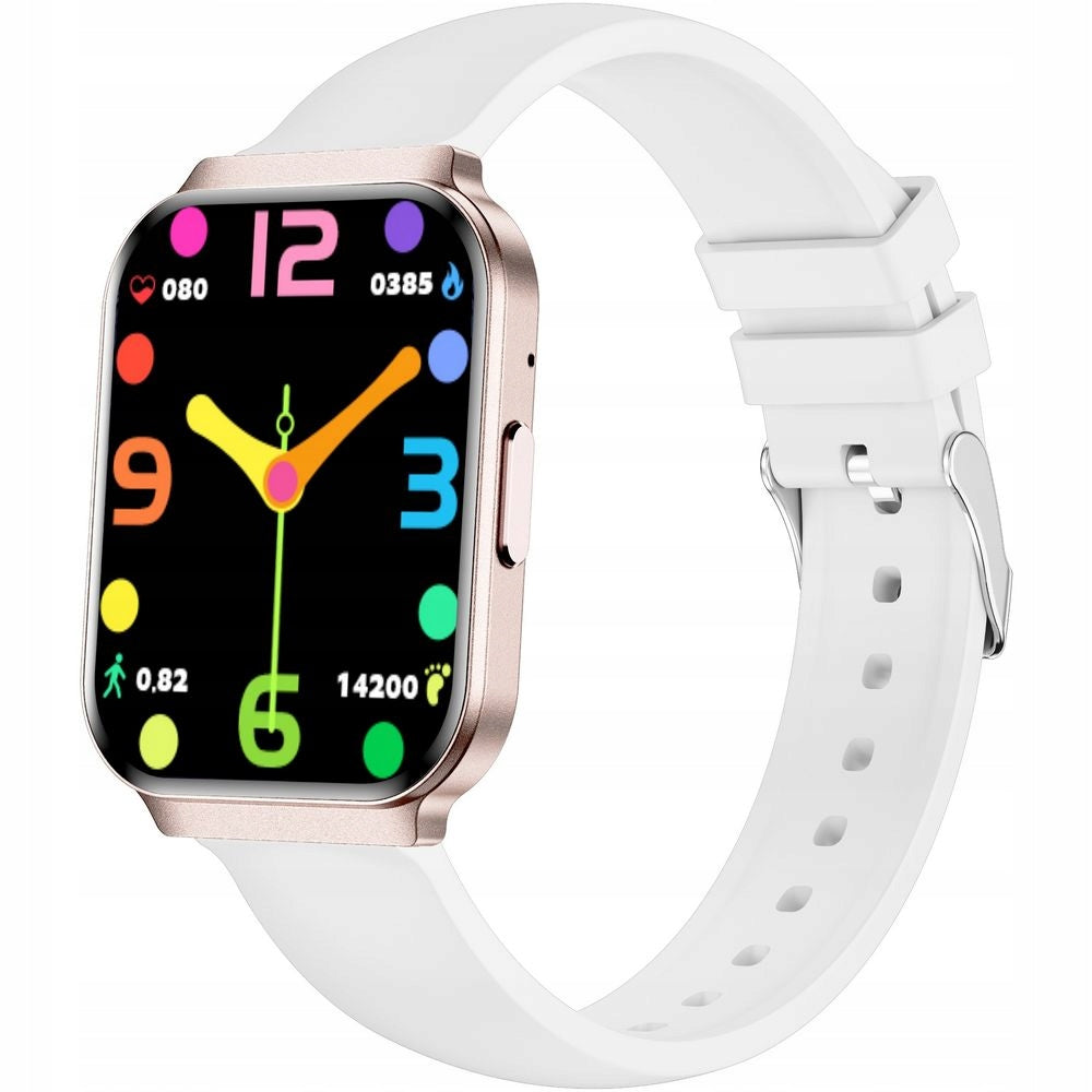 COMMUNION Girls Youth Smartwatch Gravity FB CONVERSATIONS +White Strap Brand Gravity