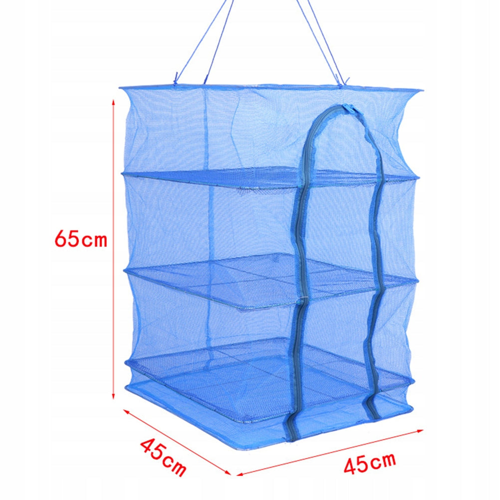COMPACT BLUE HANGING DRYER RACK FOR QUICK FOOD DRYING EAN (GTIN) 4894931170262
