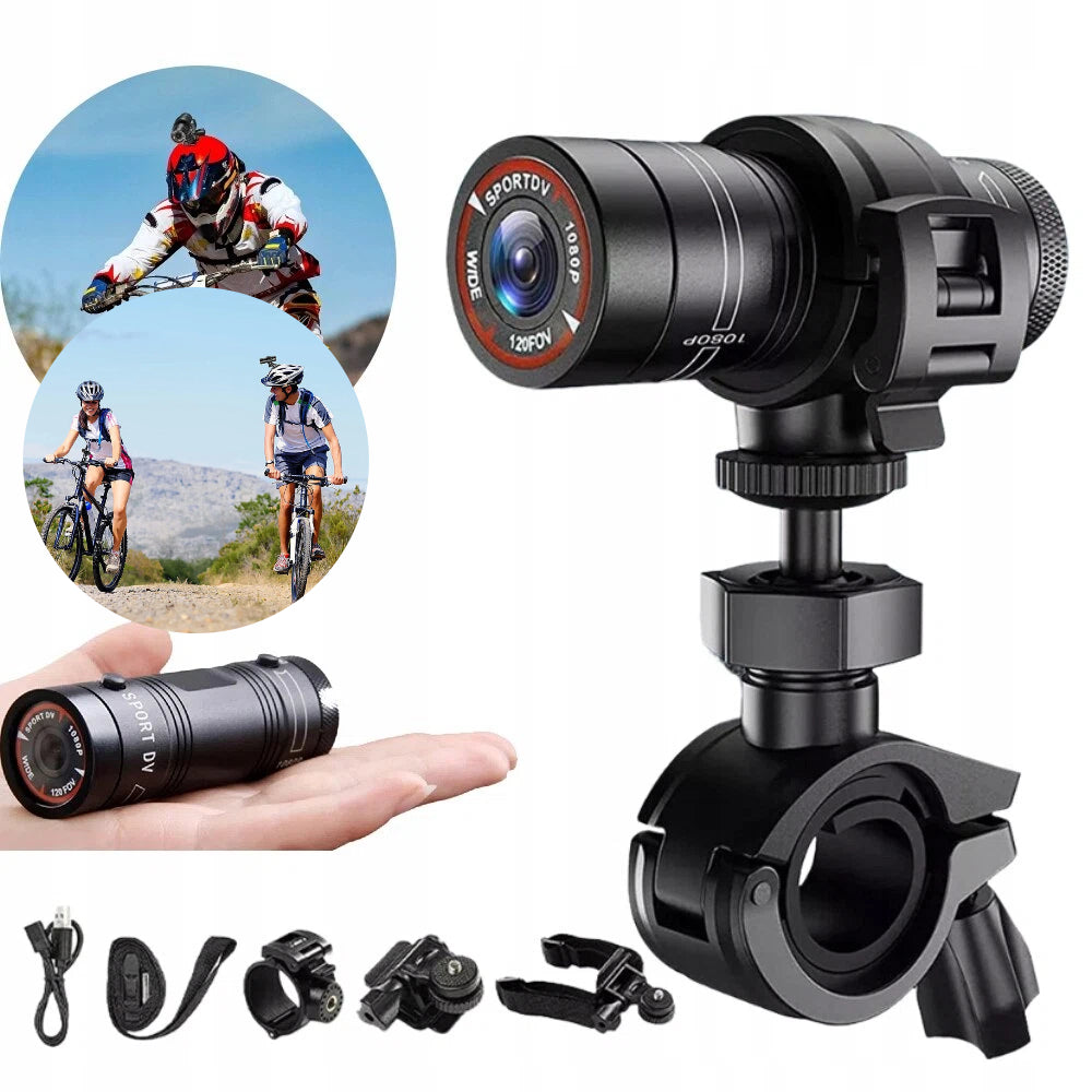 COMPACT CAMERA FOR MOTORCYCLE SPORTS VIDEO CAMERA 1080P HD