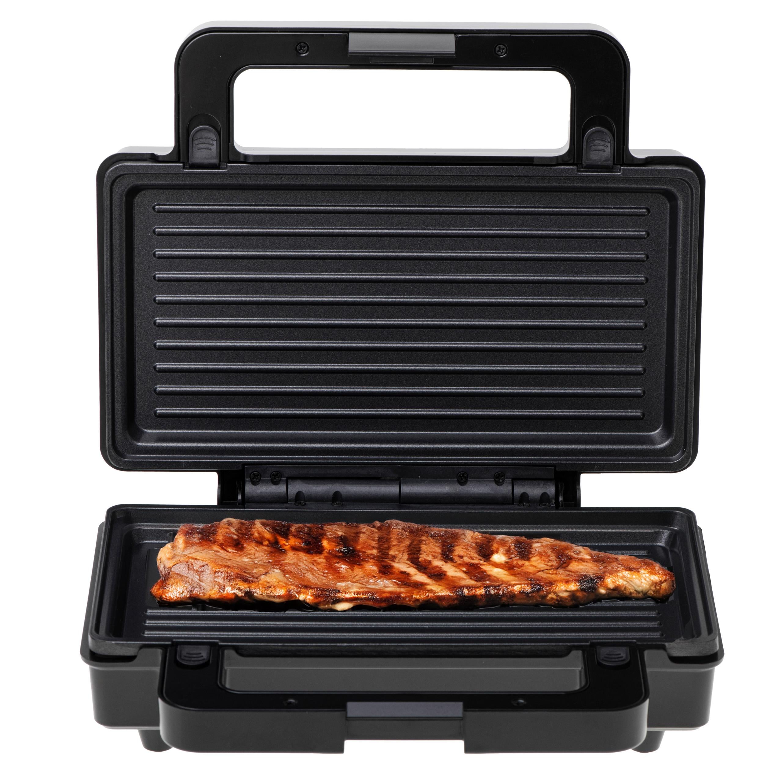 COMPACT ELECTRIC GRILL FOR SANDWICHES TOASTER FOR PANINI TOASTER 2IN1 1400W Manufacturer code TOSTER DO KANAPEK