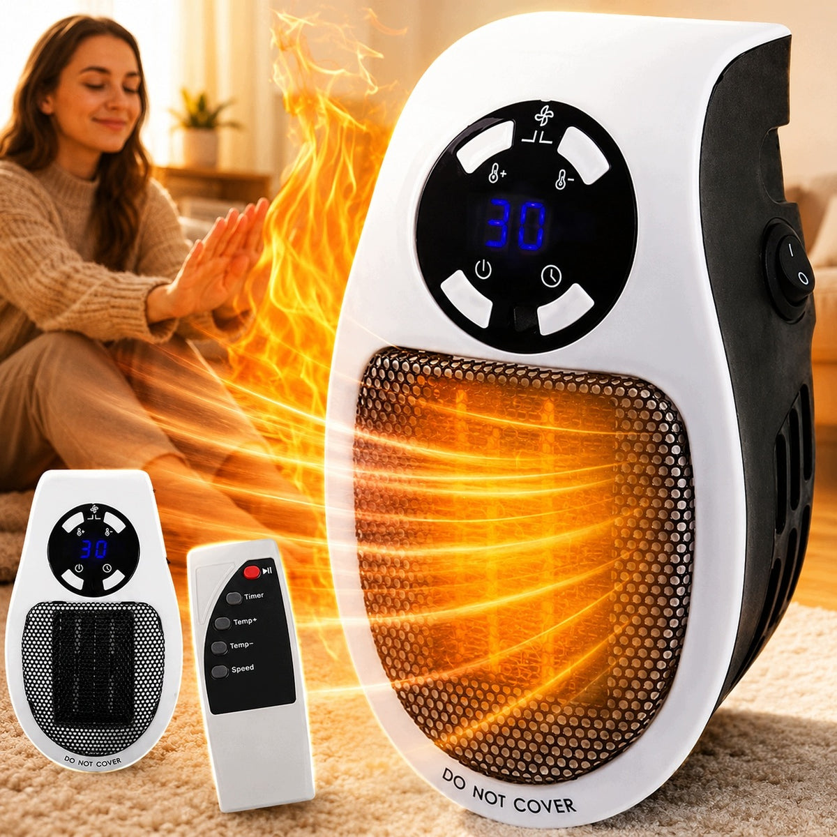 COMPACT ELECTRIC HEATER FOR CONTACT HEATER APRON HIGH POWER 500W