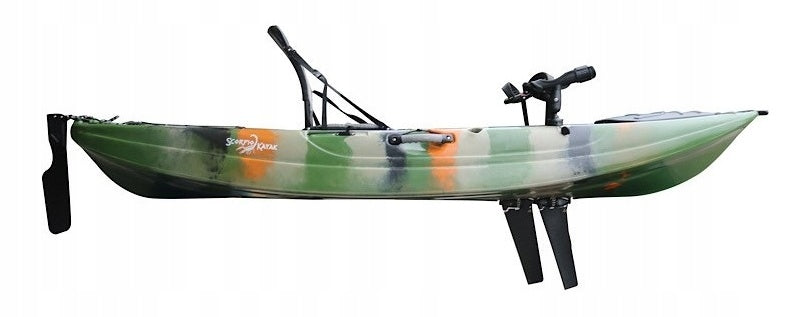 COMPACT FISHING KAYAK PEDAL FLAP 9 FRAME FOOT DRIVE SEAT Brand Scorpio Kayak