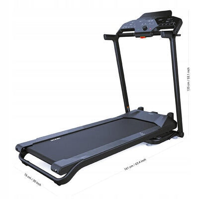 COMPACT FOLDING TREADMILL Domyos STRONG up to 16 km/h ADJUSTABLE SLOPE Maximum user weight 130 kg