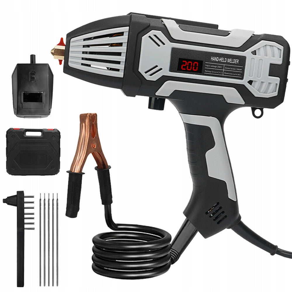 COMPACT HAND WELDING MACHINE FOR HOME AND WORKSHOP WITH COMPLETE SET
