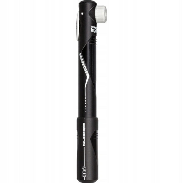 COMPACT Hand Pump Pro Mini Compact Black TELESCOPIC 8 BAR Road Brand Pro