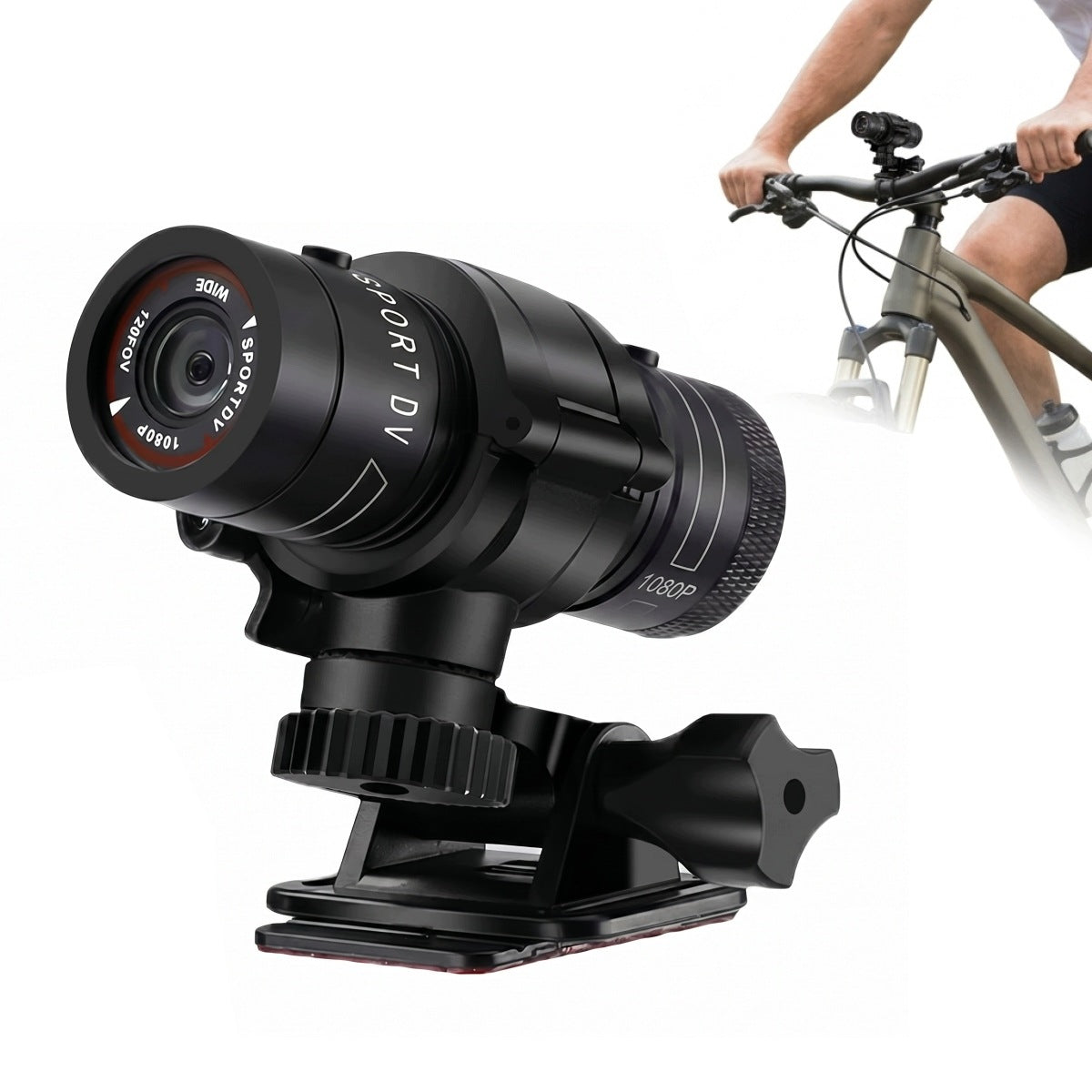 COMPACT MOTORCYCLE CAMERA WATERPROOF SPORTS VIDEO CAMERA 1080P HD
