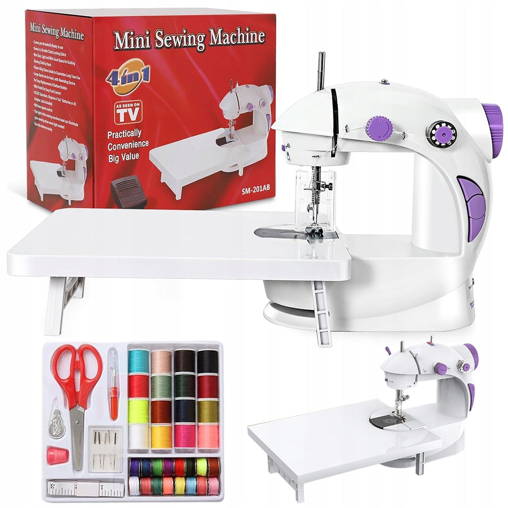 COMPACT SEWING MACHINE WITH LED LIGHT FOR BEDSPREADS AND BAGS