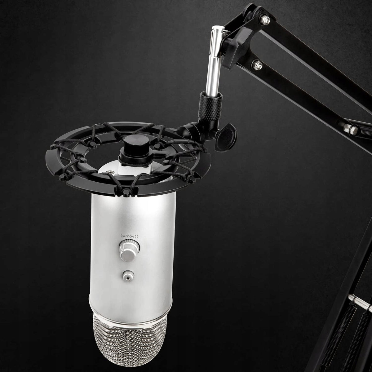COMPACT SHOCK-ABSORBING MICROPHONE HOLDER WITH NOISE REDUCTION Brand Blue