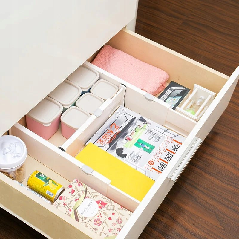 COMPARTMENT DRAWER ORGANIZER DRAWER CABINET EXTENDABLE SEPARATOR short Manufacturer code nie występuje