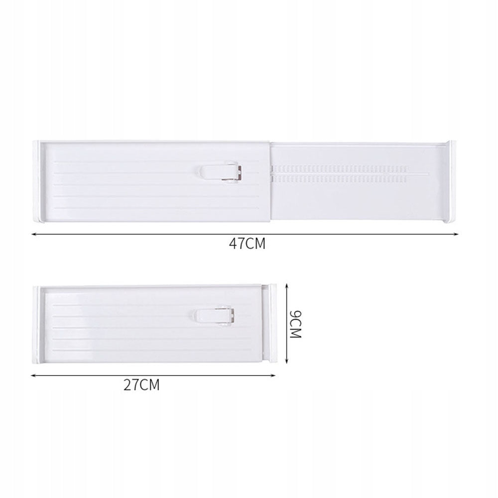 COMPARTMENTS FOR DRAWERS DIVIDERS ORGANIZER SET OF 4 WHITE SEPARATORS Manufacturer code 006729