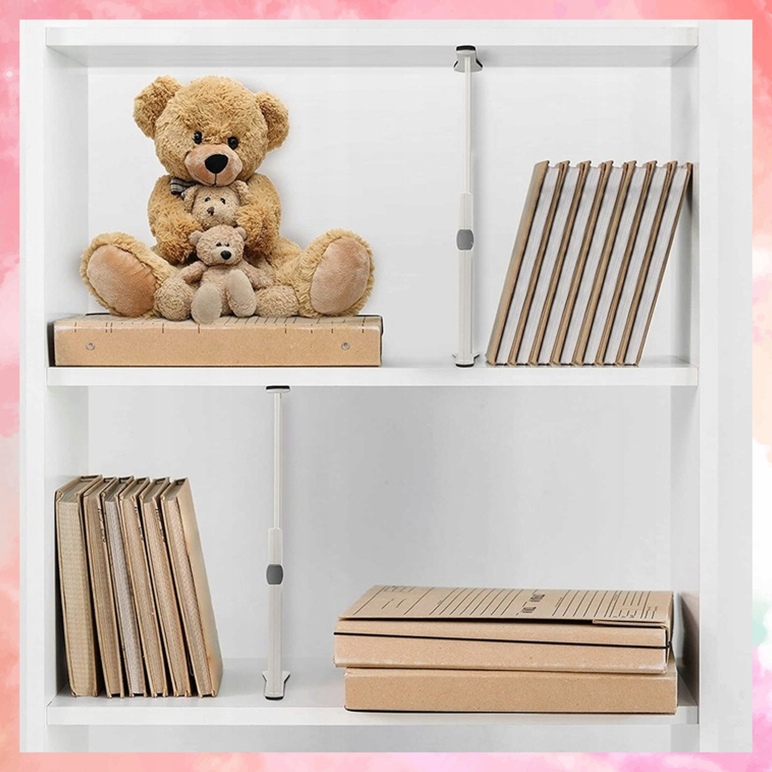 COMPARTMENTS FOR DRAWERS DIVIDERS ORGANIZER SET OF 4 WHITE SEPARATORS Number of pieces 4 pcs