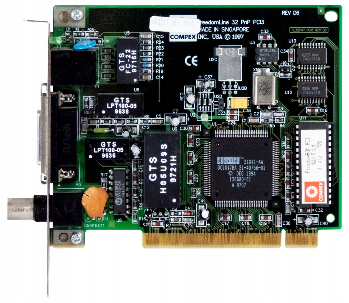 COMPEX FREEDOMLINE FL32PnP-PCI3 BNC PCI