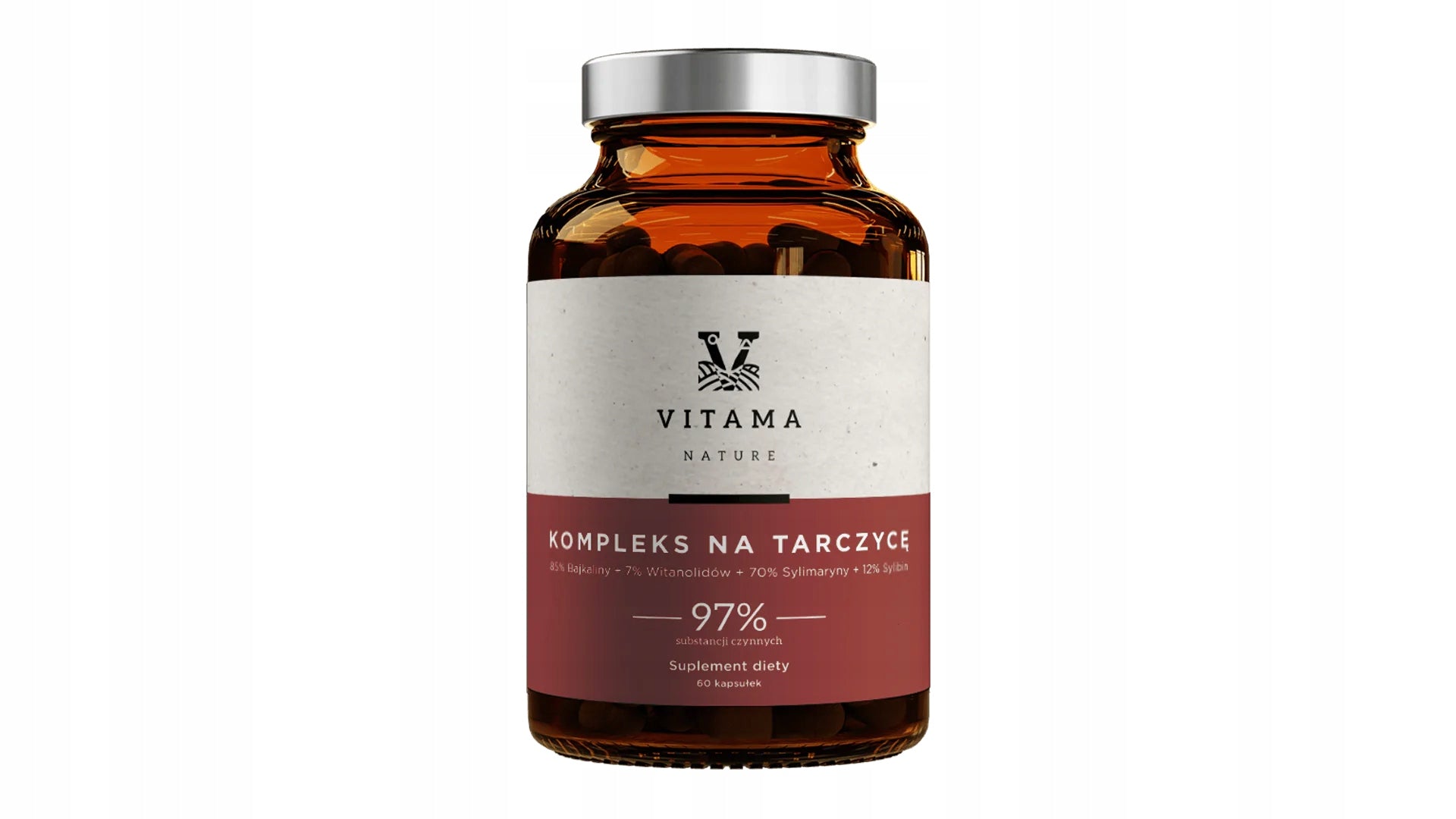 COMPLEX ON THE THYROID GLAND IODINE STRENGTHEN IMMUNITY 60 KAPS VITAMA NATURE Packaging status original