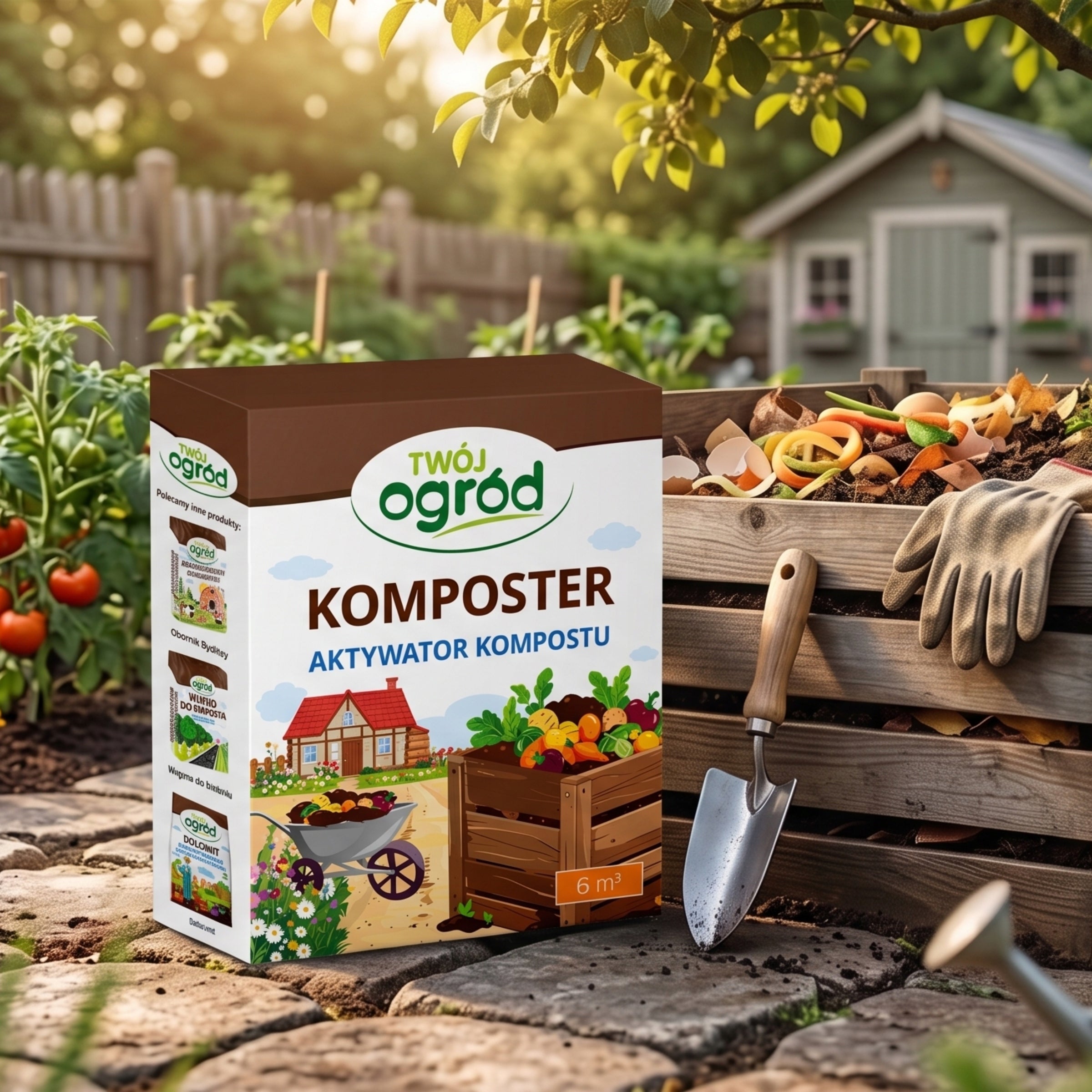 COMPOST ACTIVATOR 1KG Composting agent ACCELERATES COMPOSTING Packaging status original