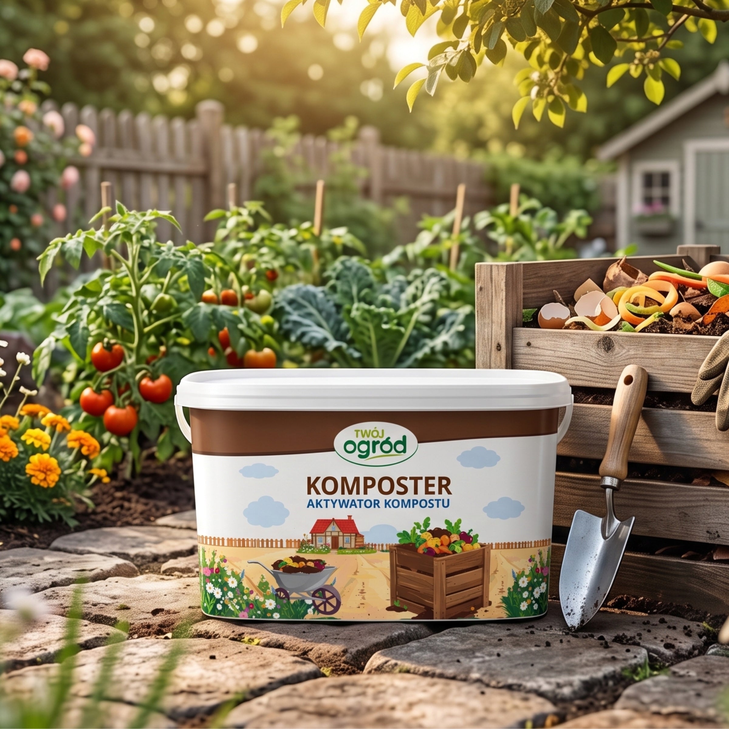 COMPOST ACTIVATOR 4KG Composting agent ACCELERATES COMPOSTING Manufacturer code Komposter 4kg starter kompostowania