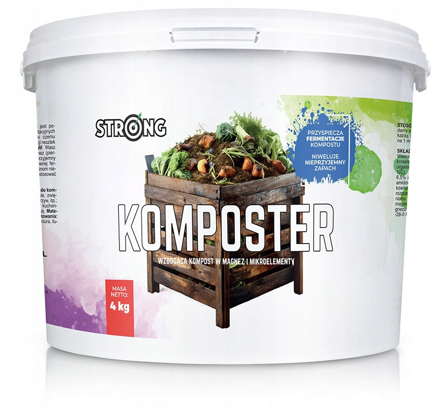 COMPOST ACTIVATOR NATURAL COMPOSTER POWDER STRONG 4KG Packaging status original
