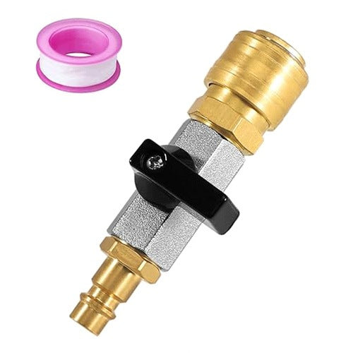 COMPRESSED AIR SHUT-OFF FAUCET BALL VALVE 3/8 INCH for home gift